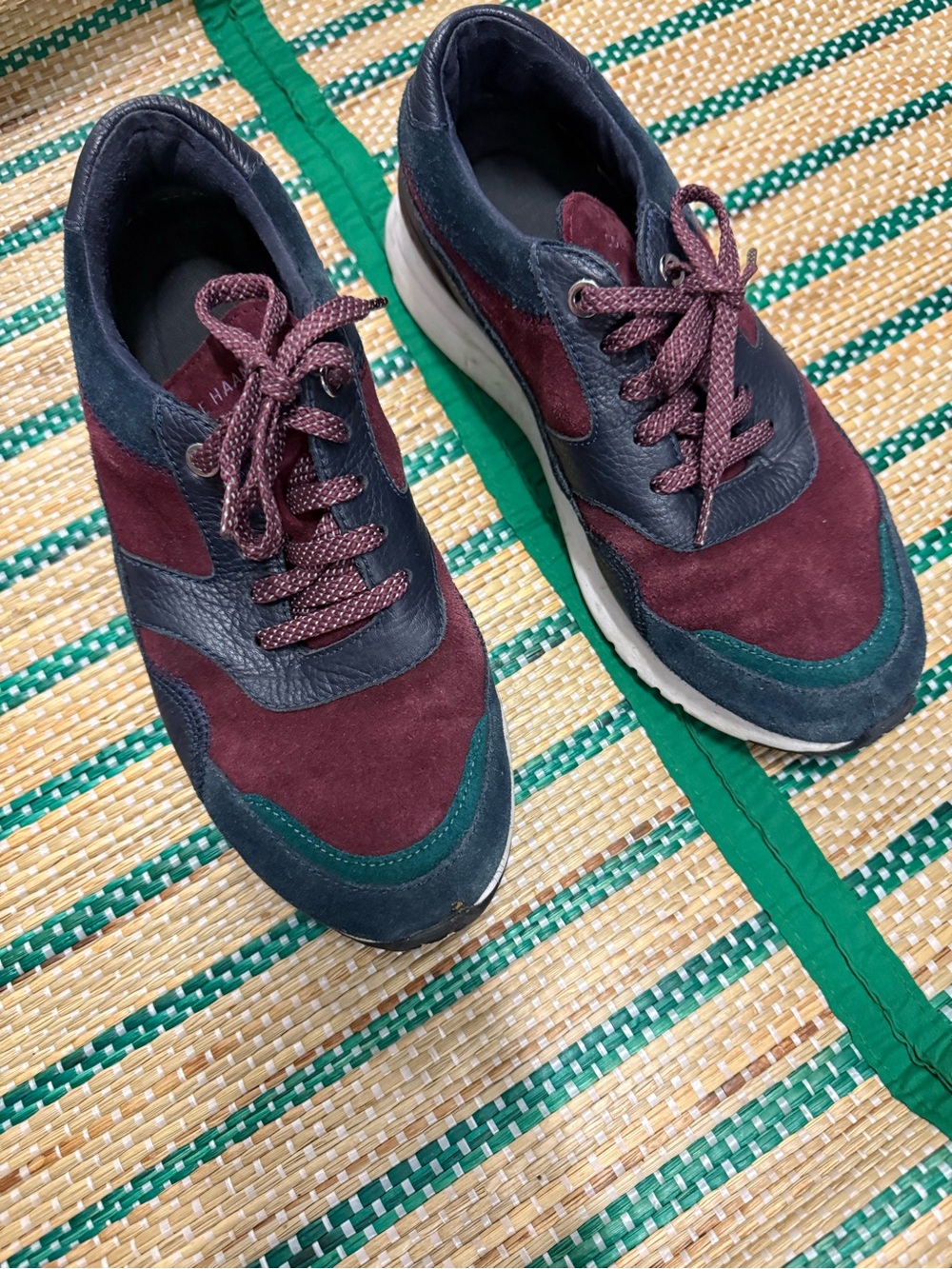 Cole Haan GrandPro Casual Burgundy & Navy Women’s Sneaker